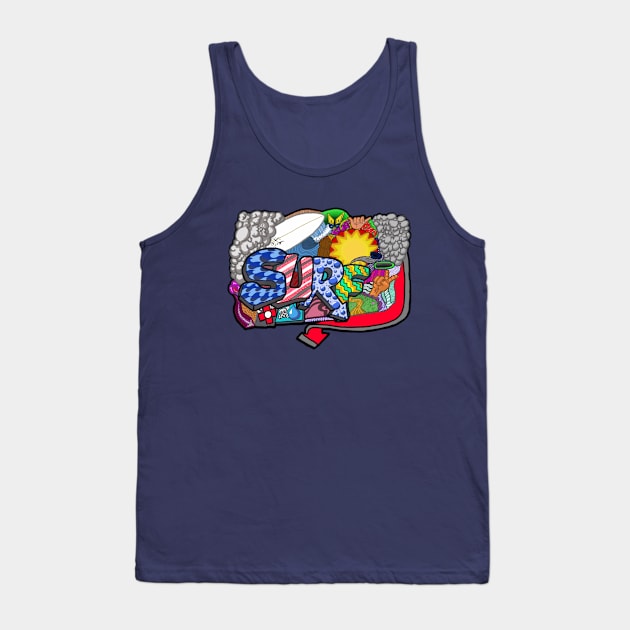 Surfing Tank Top by Liking